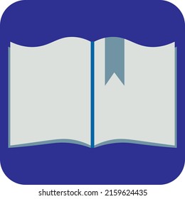 Bildungsbuch, Illustration, Vektorgrafik auf weißem Hintergrund.