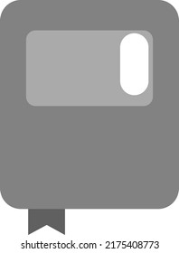 Education book, illustration, vector on a white background.