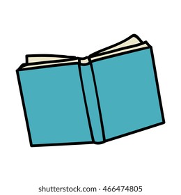 Education and book isolated flat icon, vector illustration graphic design.