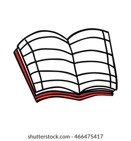 Education and book isolated flat icon, vector illustration graphic design.