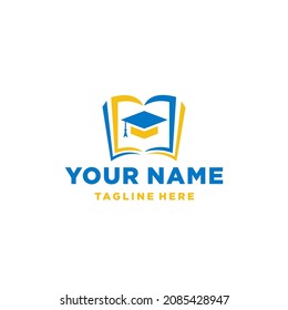 Education, book, learning logo concept