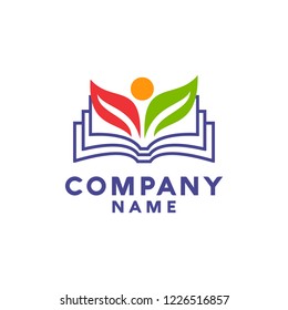 Education Book Logo Stock Vector (royalty Free) 1226516857 