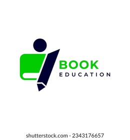 Education book logo design vector