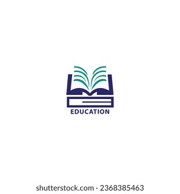 Education Book Logo and Icon vector Template Logo illustration.