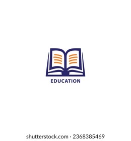 Education Book Logo and Icon vector Template Logo illustration.