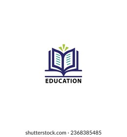 Education Book Logo and Icon vector Template Logo illustration.