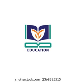 Education Book Logo and Icon vector Template Logo illustration.