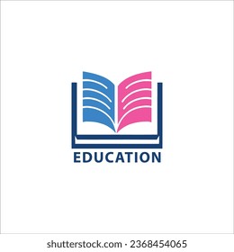 Education Book Logo and Icon vector Template Logo illustration.