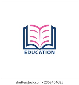 Education Book Logo and Icon vector Template Logo illustration.