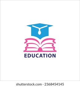 Logo für das Bildungsbuch und Symbol für Vektorgrafik-Vorlagenlogo.