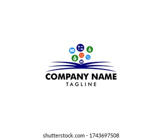 Education Book Logo Sign Symbol Icon