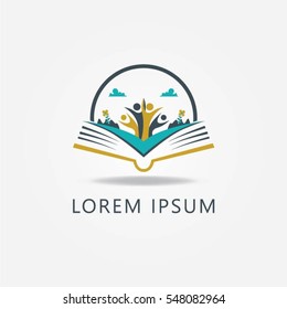 Education Book Logo Sign Symbol Icon