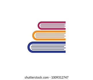 Education book Logo Template vector illustration design