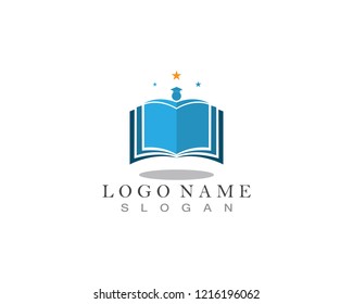 Education Book Logo Template vector illustration