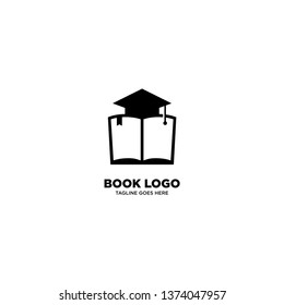 Education Book logo template, vector illustration - Vector