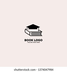 Education Book logo template, vector illustration - Vector