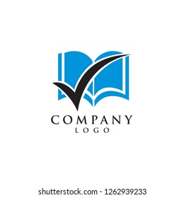 education book logo vector