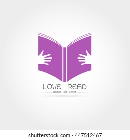 Education book logo vector design represents school, education sign and symbol. Vector illustration