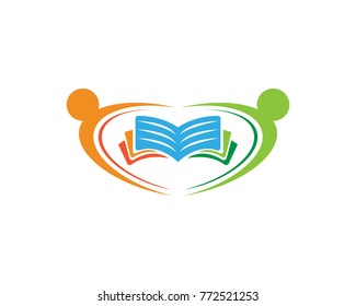 Education book logos