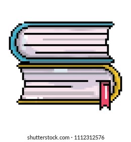 education book paper note object vector illustration