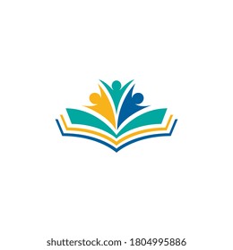 Education Book Template vector icon illustration design