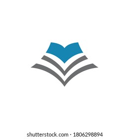 Education Book Template vector icon illustration design
