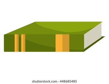 Education and books graphic design, vector illustration isolated icon.
