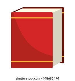 Education and books graphic design, vector illustration isolated icon.