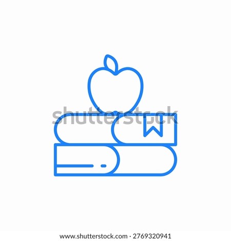education books icon sign vector