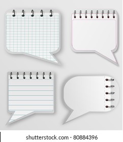 Education bubbles in notebook style