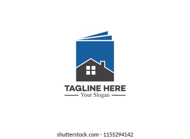 education building house logo