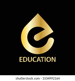 education business logo vector image