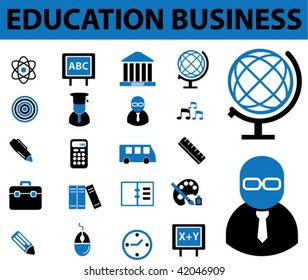 education business. vector