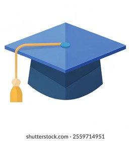 Education Cap vector. Graduation student hat. illustration vector isolated with white background.