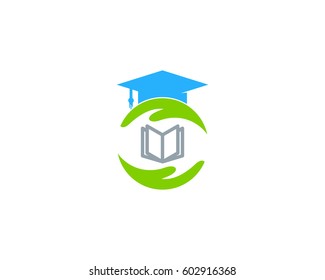 Education Care Logo Design Element
