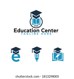 Education Center Vector Logo Design Template. Education Center, Online Coaching, School, College  Logo Design