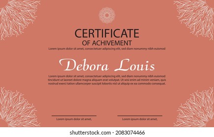 education certificate template document vector layout ornament invitation background pattern icon seal wallpaper vintage luxury golden business coupon value design office bank award school gift modern