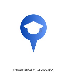 Education Chat Logo Design Vector