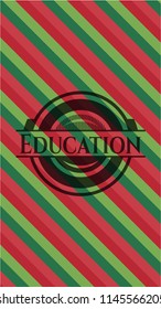 Education christmas badge.