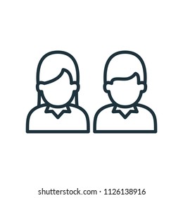 Education Classmate Icon Stock Vector (Royalty Free) 1126138916