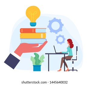 Education classroom knowledge concept. Vector flat graphic design isolated illustration icon