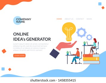 Education classroom knowledge web banner loading page concept. Vector flat graphic design isolated illustration icon
