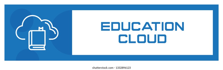 Education Cloud Icon Concept
