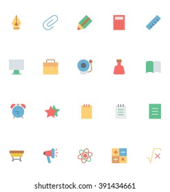 Education Colored Vector Icons 1