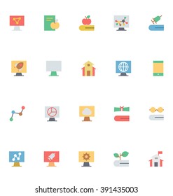Education Colored Vector Icons 13