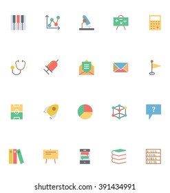 Education Colored Vector Icons 7