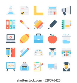 Education Colored Vector Icons 7