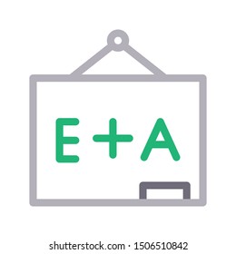 education colour line vector icon