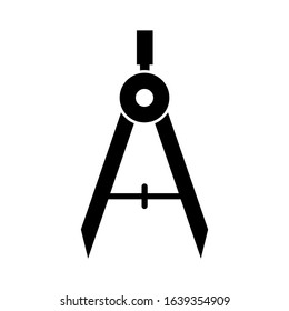 education compass icon vector design template in white background