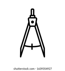 education compass icon vector design template in white background